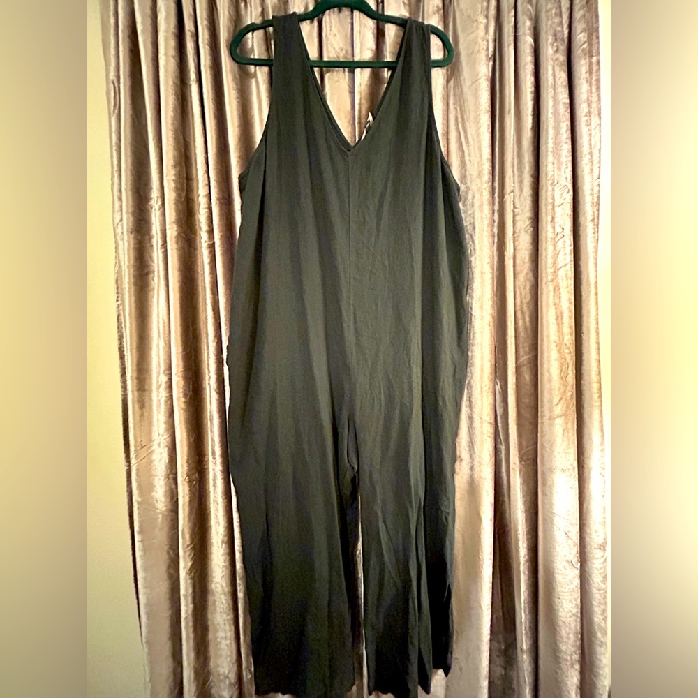 Universal Thread Black Linen Jumpsuit